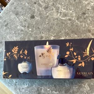 Guerlain Shalimar Perfume and Candle Set. Brand New. Sealed